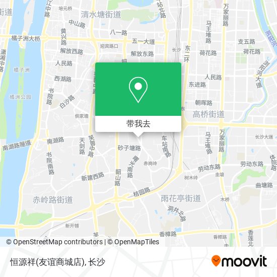 恒源祥(友谊商城店)地图