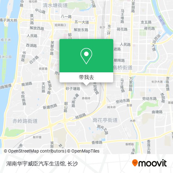 湖南华宇威臣汽车生活馆地图