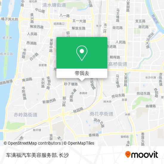 车满福汽车美容服务部地图