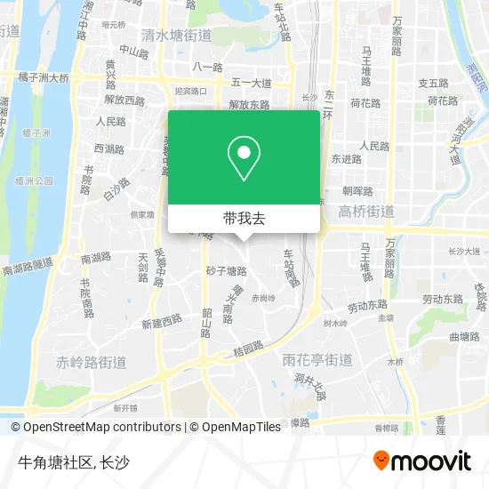 牛角塘社区地图