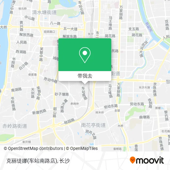 克丽缇娜(车站南路店)地图