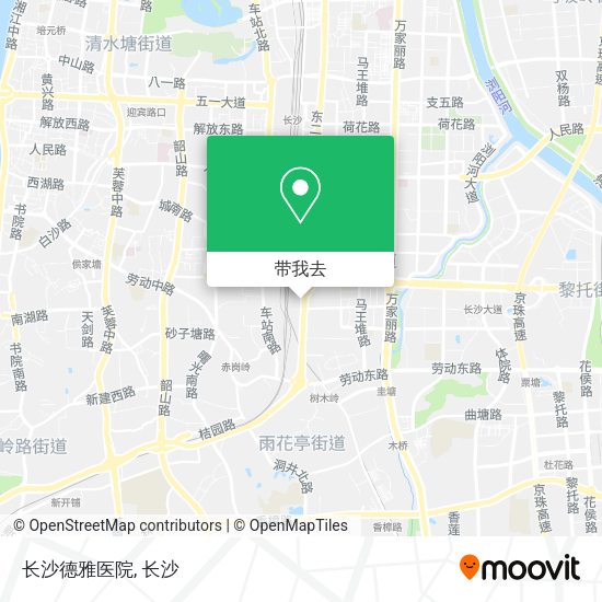 长沙德雅医院地图