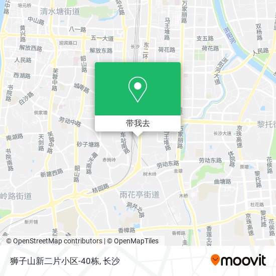 狮子山新二片小区-40栋地图