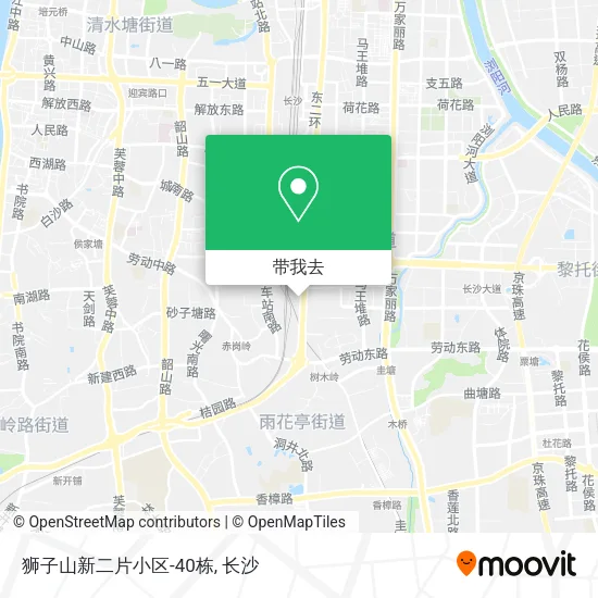 狮子山新二片小区-40栋地图