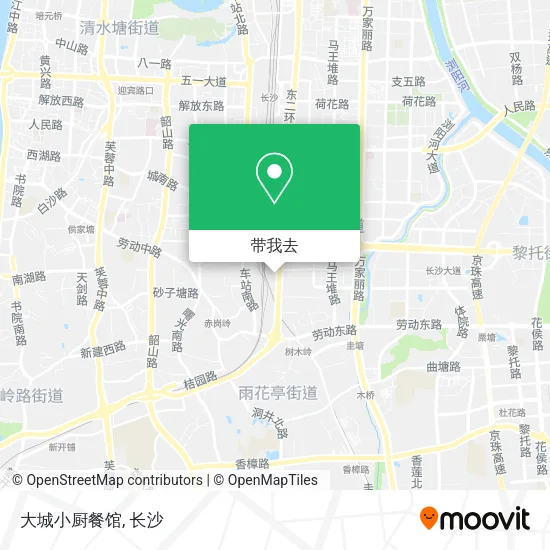 大城小厨餐馆地图