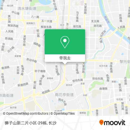 狮子山新二片小区-29栋地图