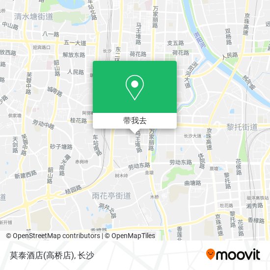 莫泰酒店(高桥店)地图
