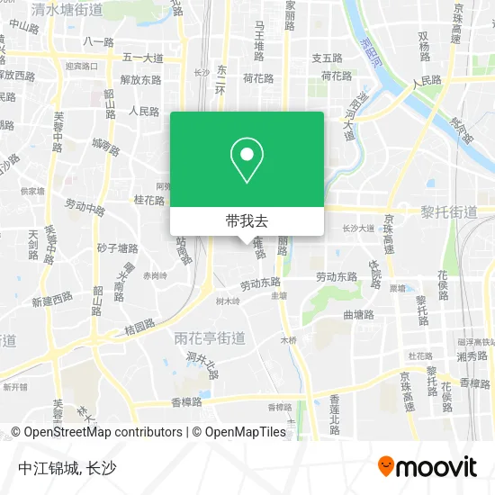中江锦城地图