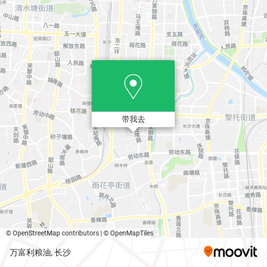 万富利粮油地图