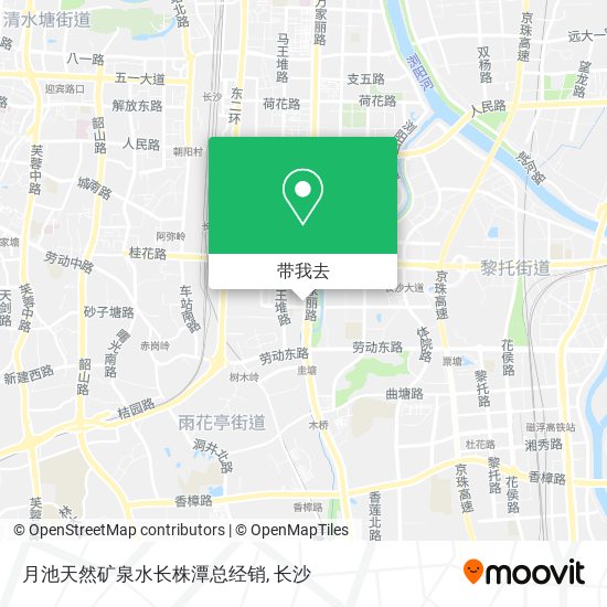 月池天然矿泉水长株潭总经销地图