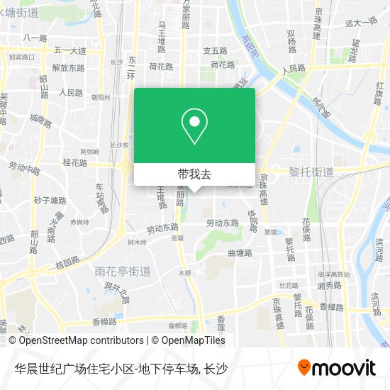 华晨世纪广场住宅小区-地下停车场地图