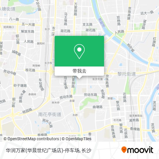 华润万家(华晨世纪广场店)-停车场地图