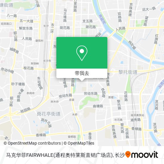 马克华菲FAIRWHALE(通程奥特莱斯直销广场店)地图