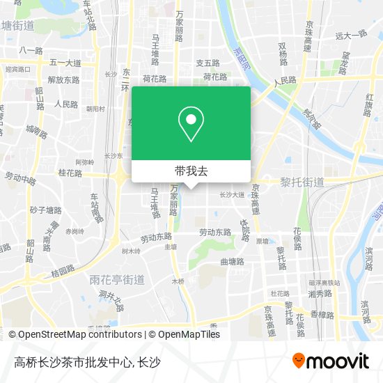高桥长沙茶市批发中心地图