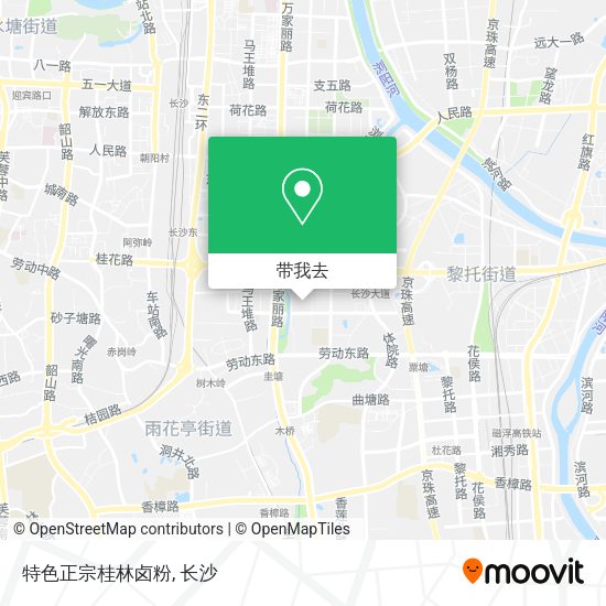 特色正宗桂林卤粉地图