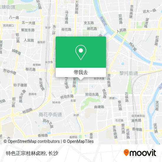 特色正宗桂林卤粉地图