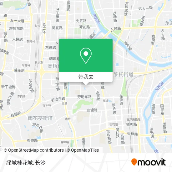 绿城桂花城地图