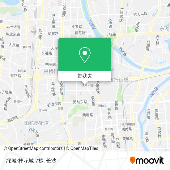 绿城·桂花城-7栋地图