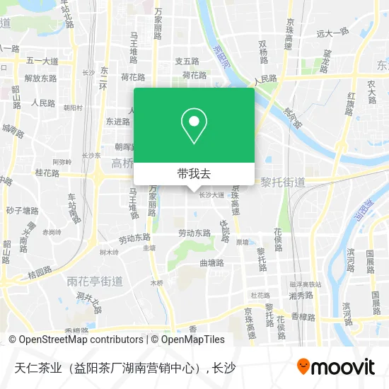 天仁茶业（益阳茶厂湖南营销中心）地图