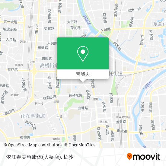 依江春美容康体(大桥店)地图