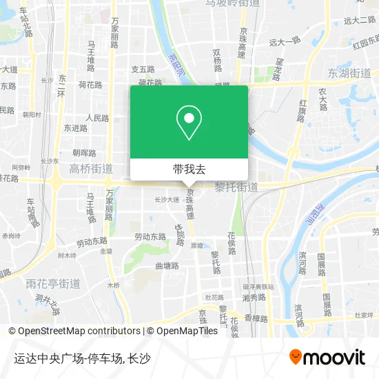 运达中央广场-停车场地图