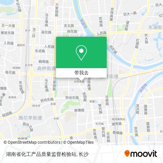 湖南省化工产品质量监督检验站地图
