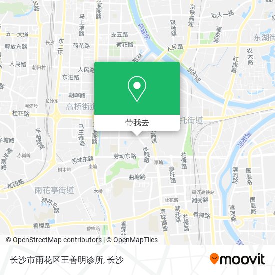 长沙市雨花区王善明诊所地图