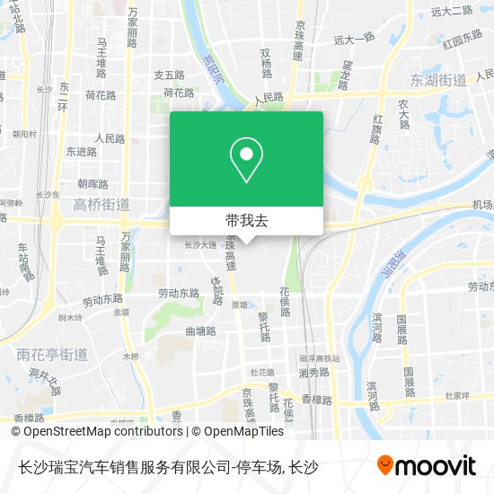 长沙瑞宝汽车销售服务有限公司-停车场地图