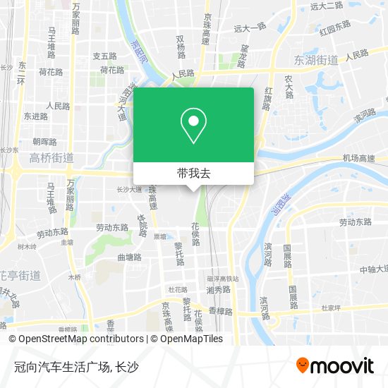 冠向汽车生活广场地图