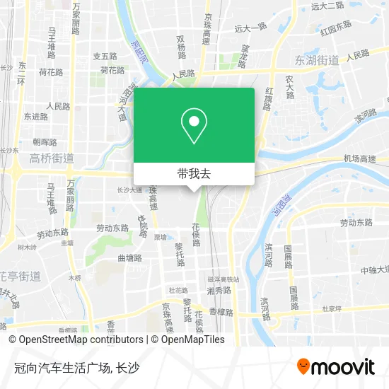冠向汽车生活广场地图