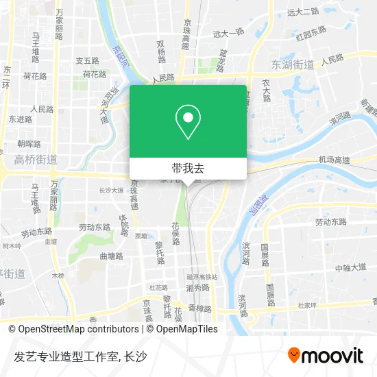 发艺专业造型工作室地图