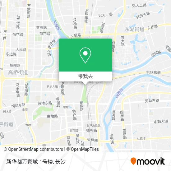 新华都万家城-1号楼地图