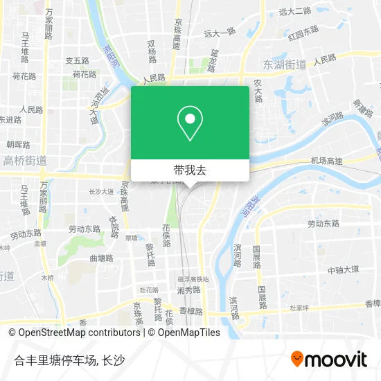 合丰里塘停车场地图
