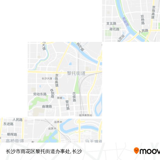 长沙市雨花区黎托街道办事处地图