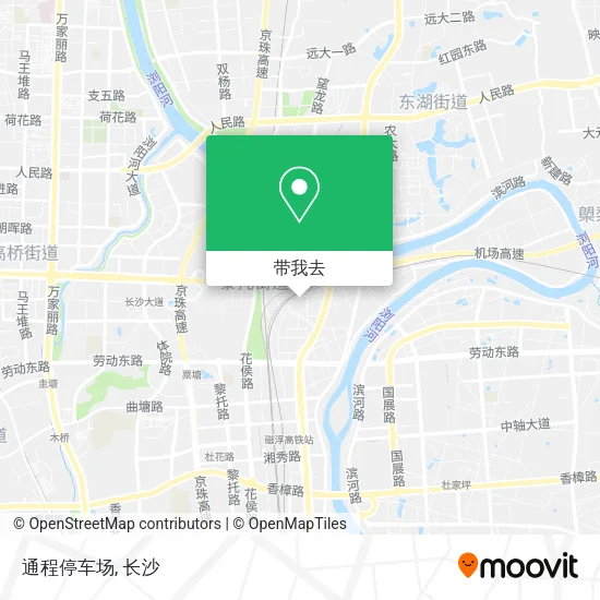 通程停车场地图