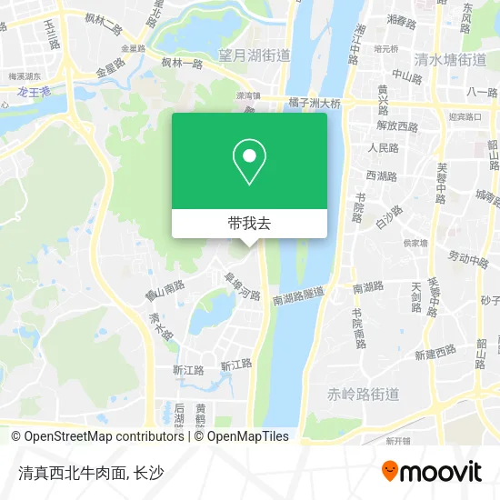 清真西北牛肉面地图