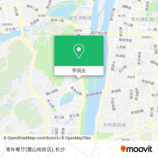 青年餐厅(麓山南路店)地图