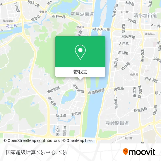国家超级计算长沙中心地图