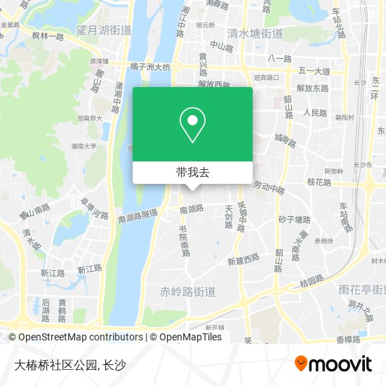 大椿桥社区公园地图