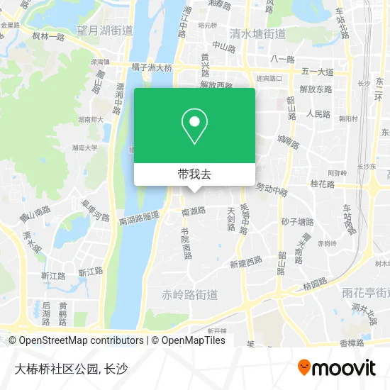大椿桥社区公园地图