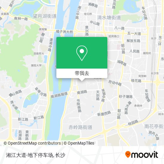 湘江大道-地下停车场地图