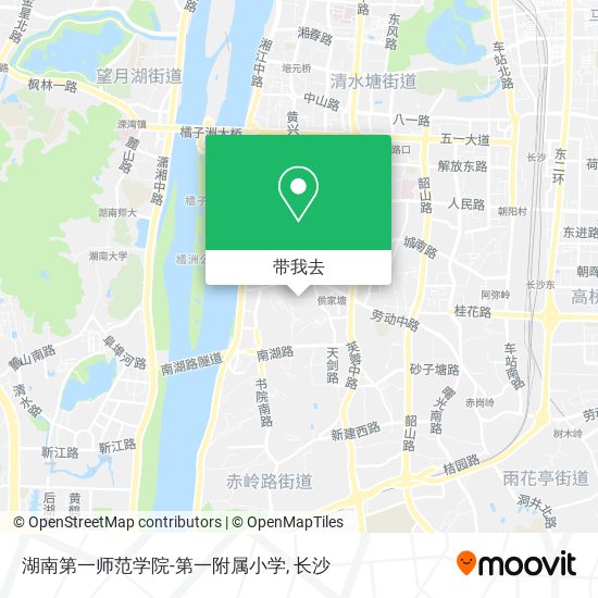 湖南第一师范学院-第一附属小学地图