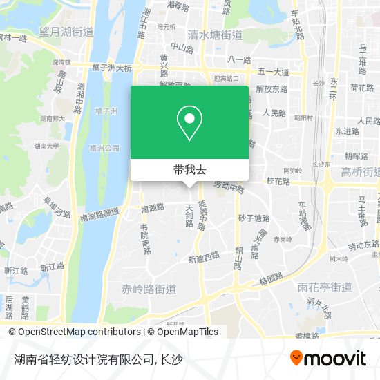 湖南省轻纺设计院有限公司地图