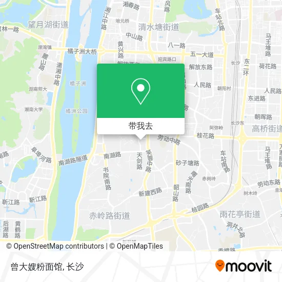 曾大嫂粉面馆地图