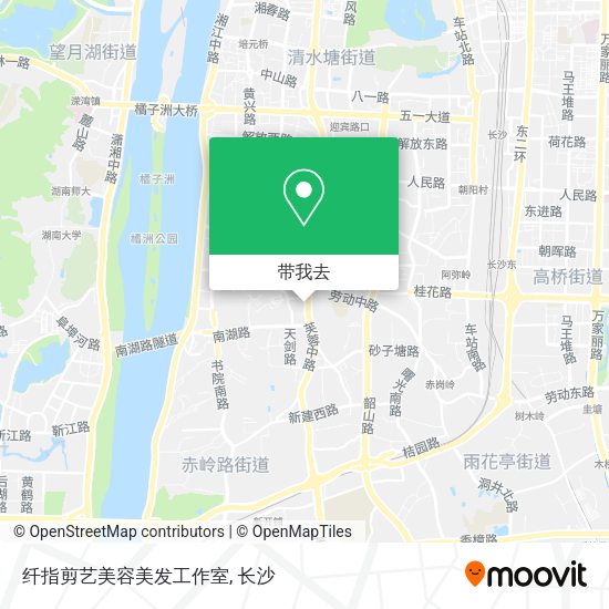 纤指剪艺美容美发工作室地图