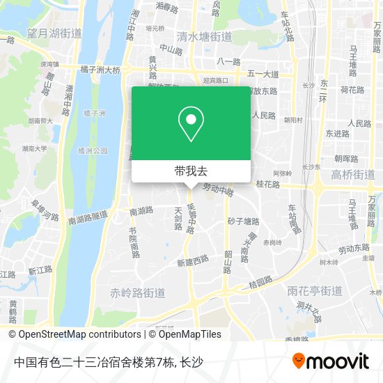 中国有色二十三冶宿舍楼第7栋地图