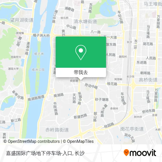 嘉盛国际广场地下停车场-入口地图