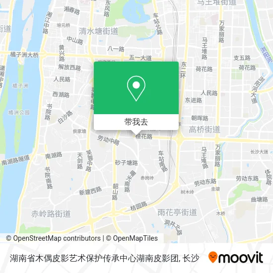 湖南省木偶皮影艺术保护传承中心湖南皮影团地图