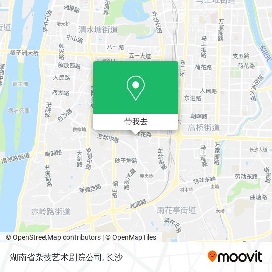 湖南省杂技艺术剧院公司地图