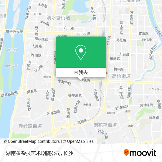 湖南省杂技艺术剧院公司地图